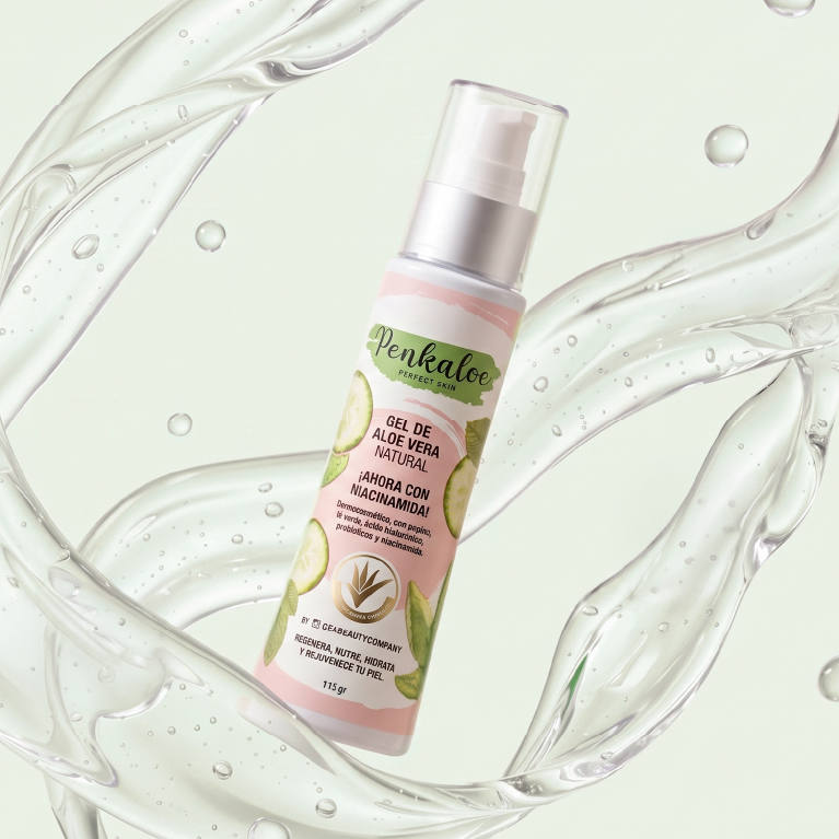 Gel de aloe Vera - Hidratante facial natural (10 veces+ concentrado)