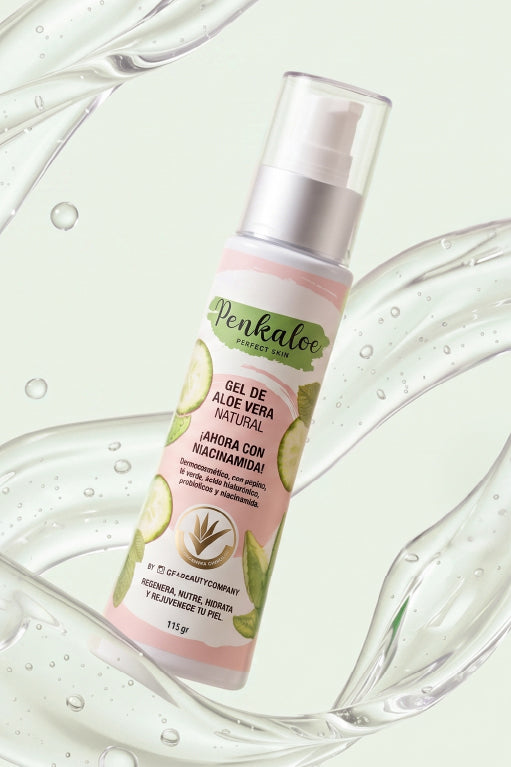 Gel de aloe Vera - Hidratante facial natural (10 veces+ concentrado)