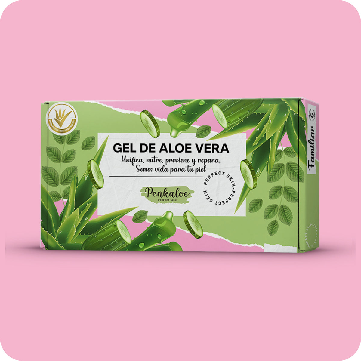 Caja Gel de Aloe Vera (Emprendedor)
